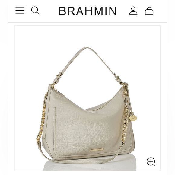Brahmin Heather Latte Velouria NWT - Picture 2 of 15